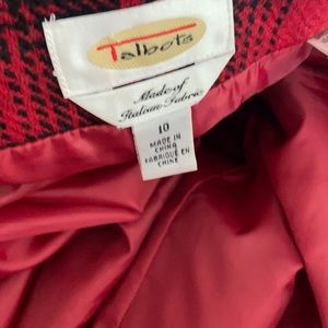 Talbots wool wrap skirt